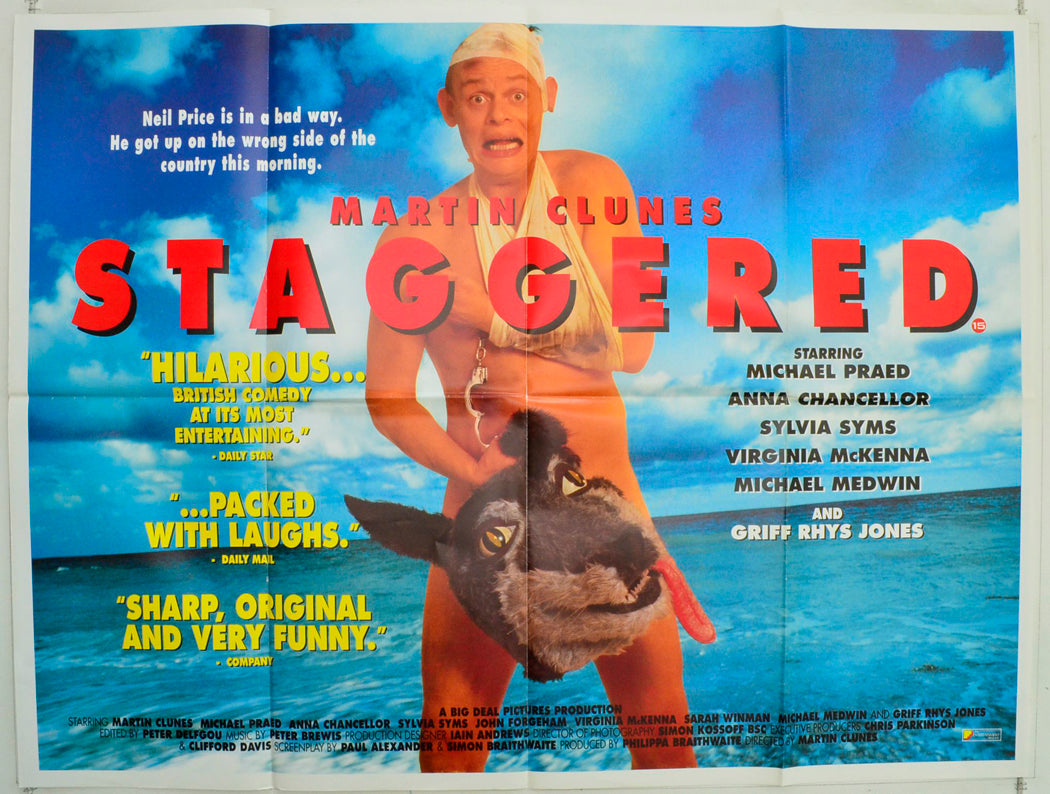Staggered Original British Quad Poster - Film Poster - Movie Poster