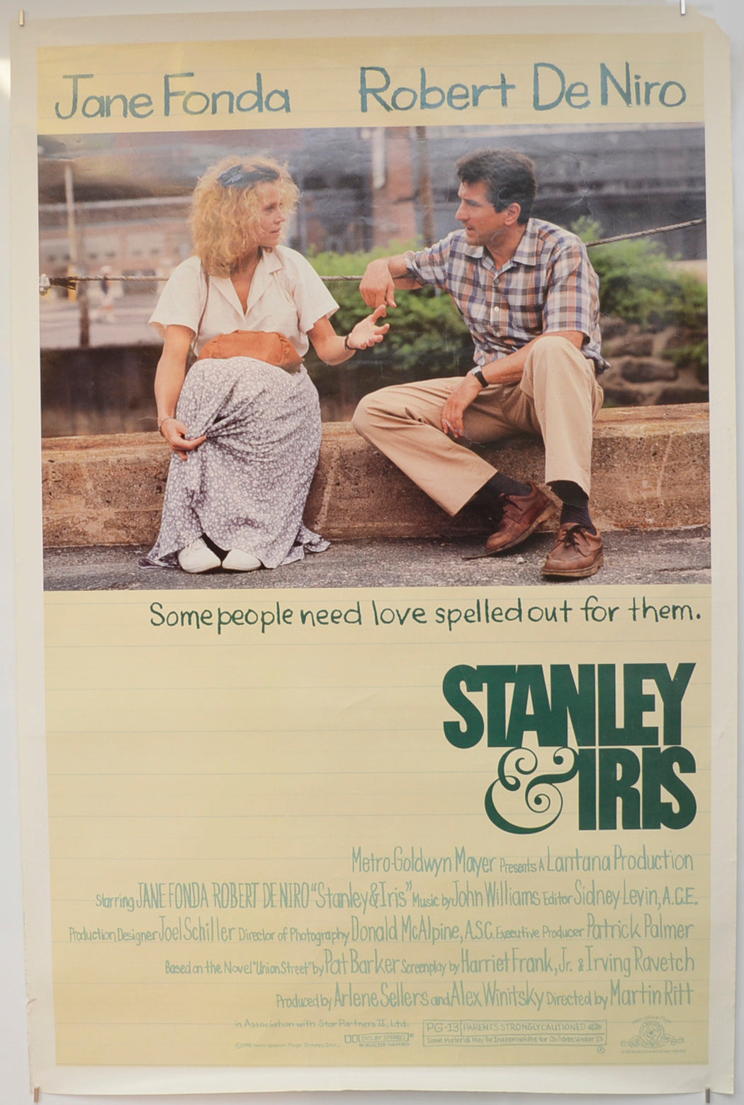 Stanley And Iris Original One Sheet Poster - Film Poster - Movie Poster