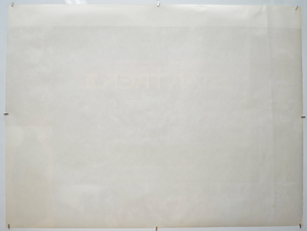 STAR TREK II : THE WRATH OF KHAN (Back) Cinema Quad Movie Poster