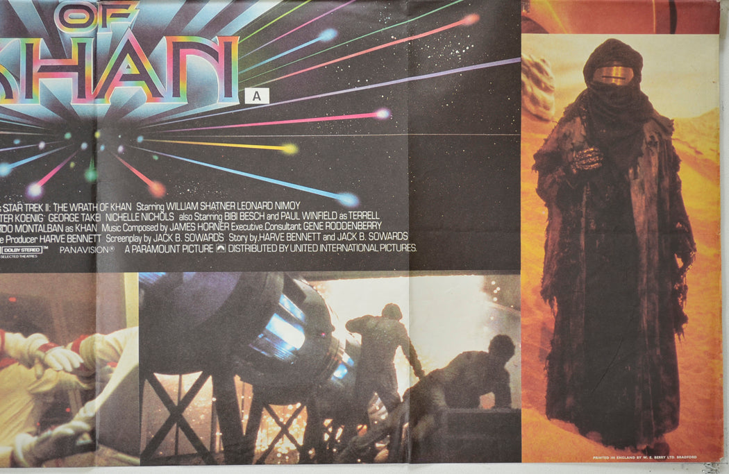 STAR TREK II - THE WRATH OF KHAN (Bottom Right) Cinema Quad Movie Poster