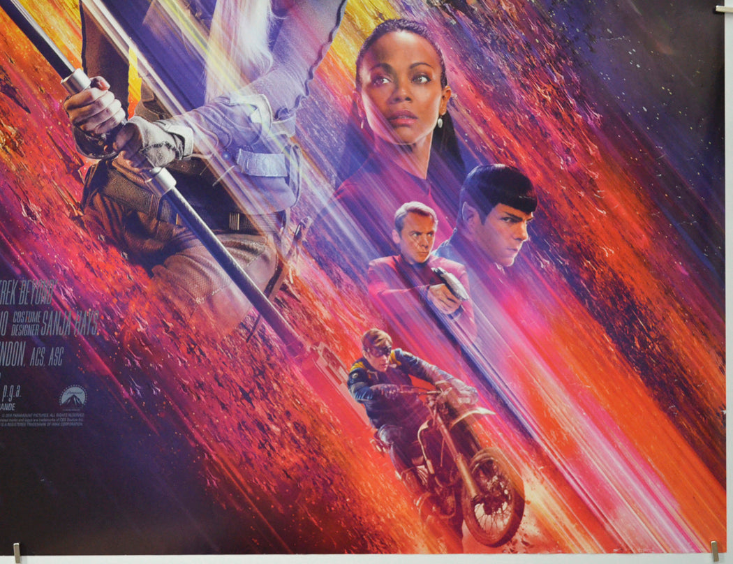 STAR TREK: BEYOND (Bottom Right) Cinema Quad Movie Poster