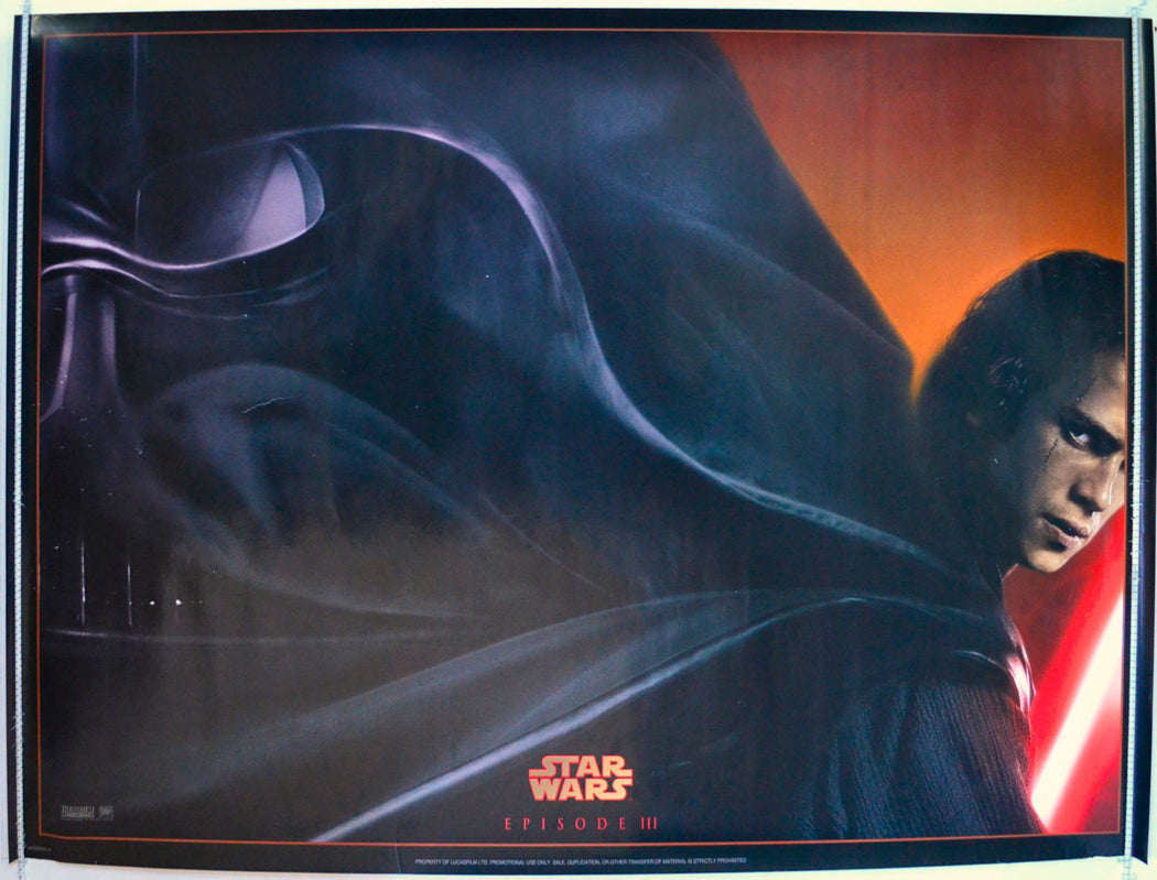 Star Wars : Episode III - Revenge Of The Sith (Teaser / Advance Version) Original British Quad Poster - Film Poster - Movie Poster