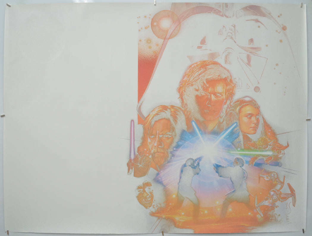 Star Wars : Episode III : Revenge Of The Sith (Back) Cinema Quad Movie Poster