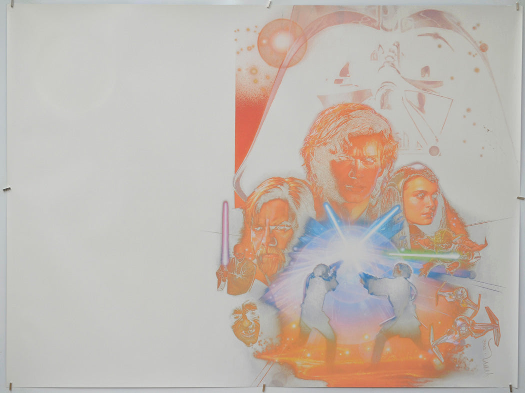 Star Wars : Episode III : Revenge Of The Sith (Back) Cinema Quad Movie Poster