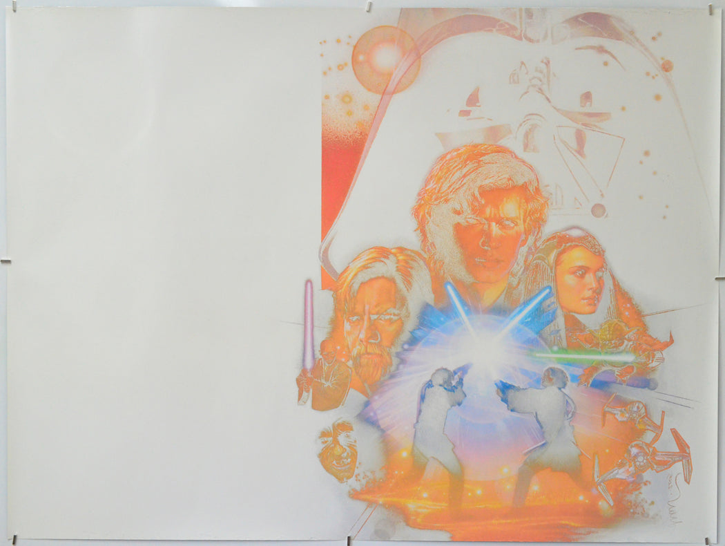 Star Wars : Episode III : Revenge Of The Sith (Back) Cinema Quad Movie Poster