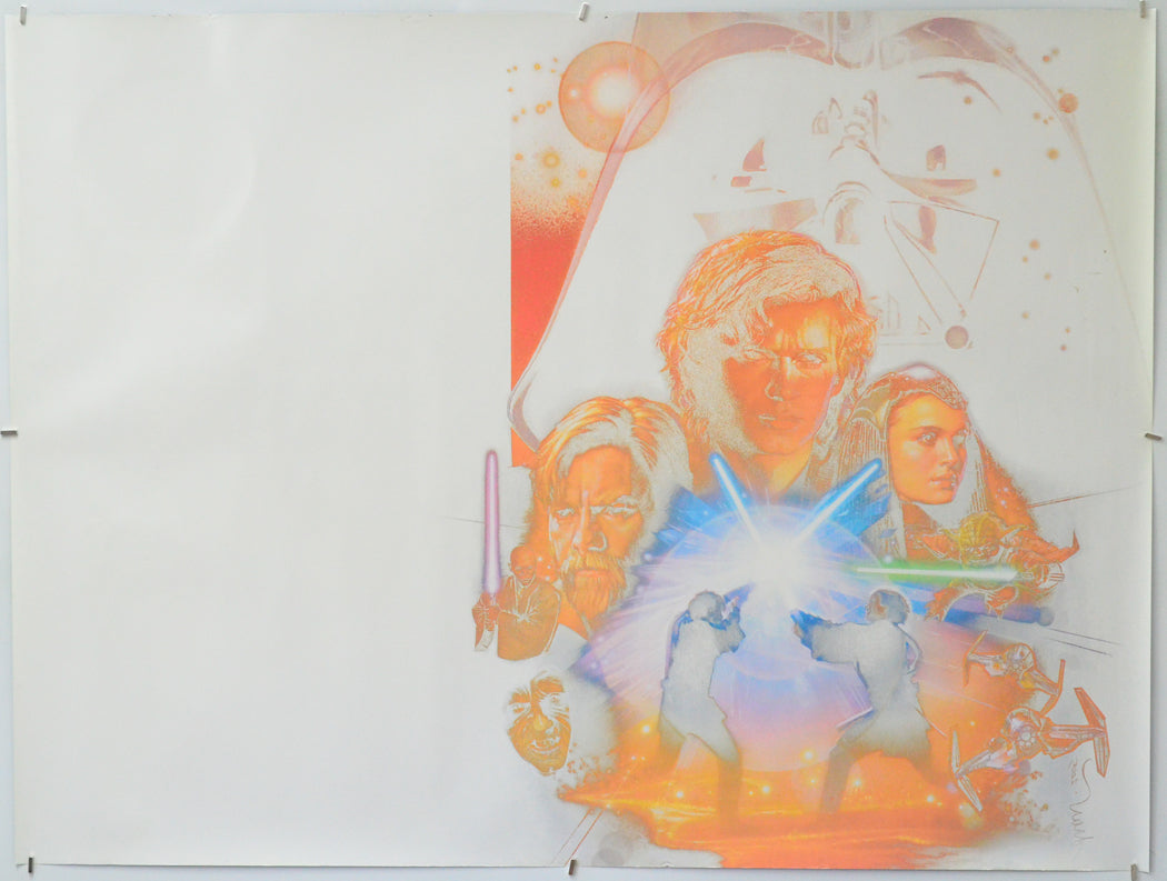 Star Wars : Episode III : Revenge Of The Sith (Back) Cinema Quad Movie Poster