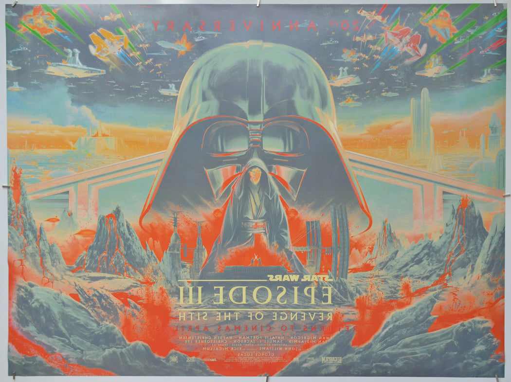 Star Wars : Episode III : Revenge Of The Sith (Back) Cinema Quad Movie Poster