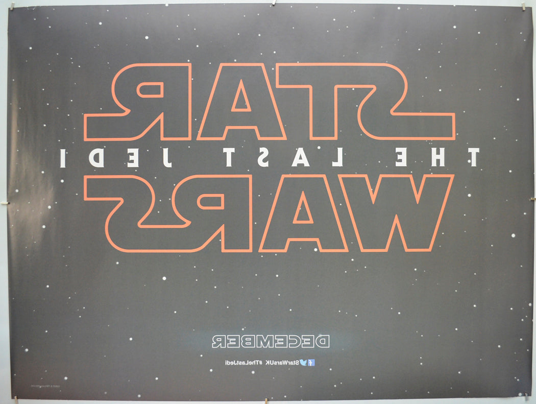 STAR WARS : THE LAST JEDI (Back) Cinema Quad Movie Poster