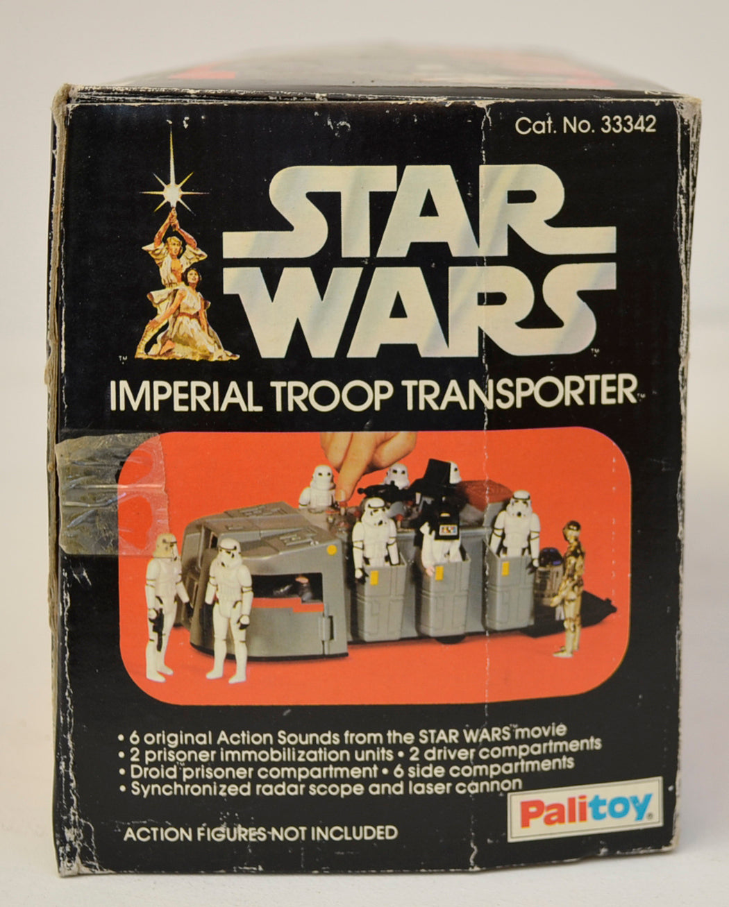 STAR WARS - IMPERIAL TROOP TRANSPORTER - Palitoy Toy - 33342 (BOX SIDE 4 View)