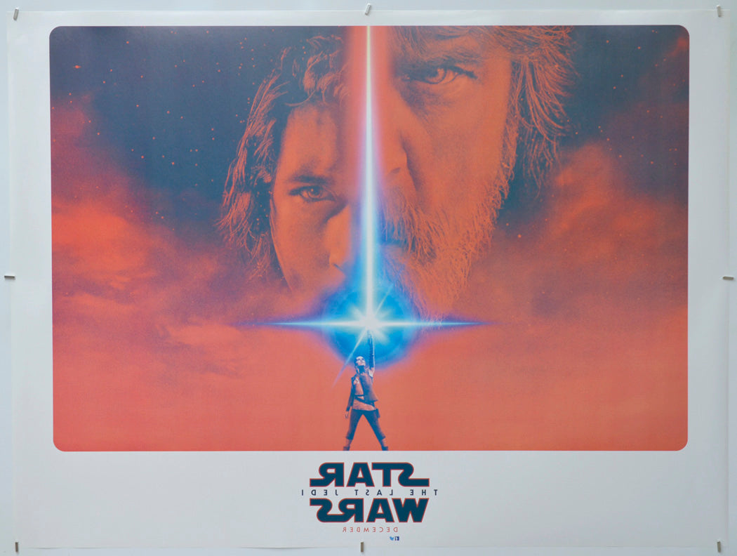 Star Wars : The Last Jedi (Back) Cinema Quad Movie Poster