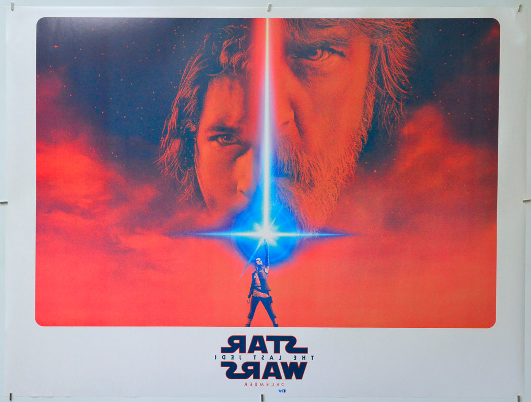 Star Wars : The Last Jedi (Back) Cinema Quad Movie Poster