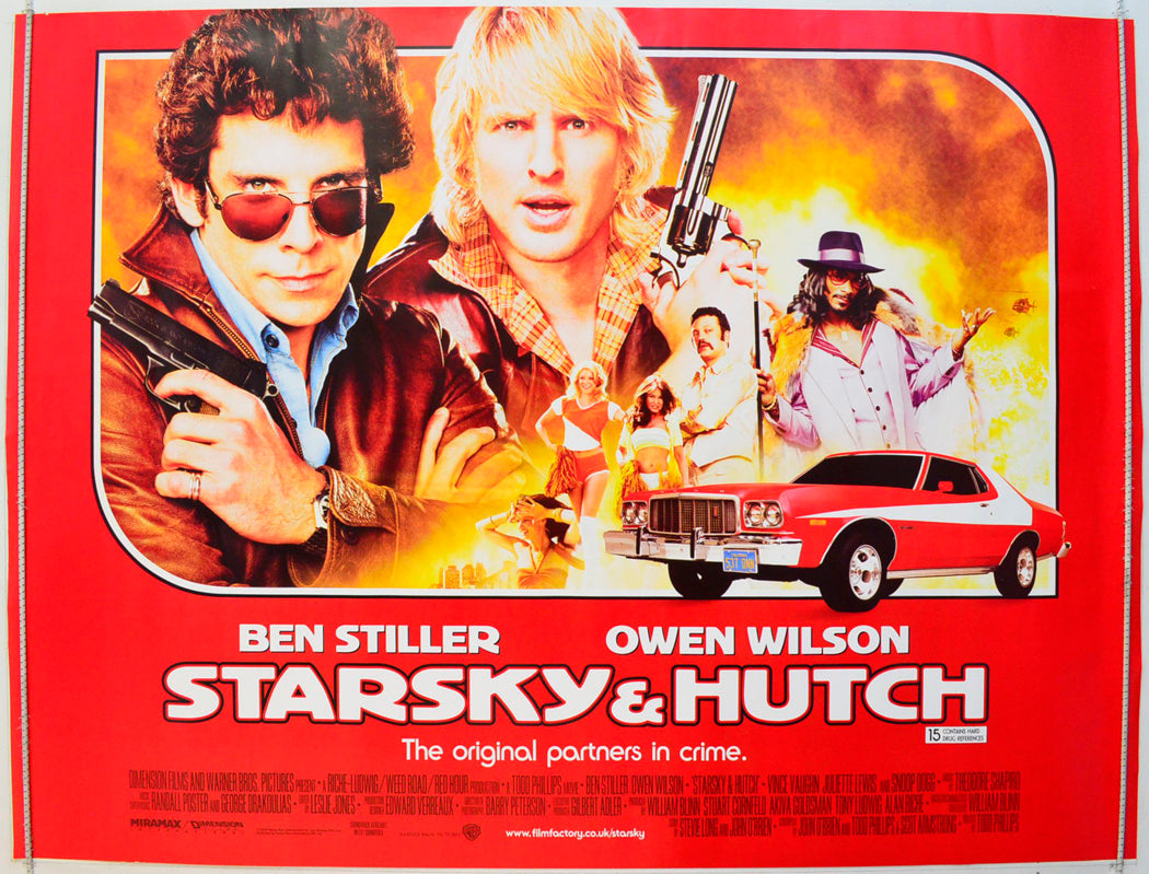 Starsky And Hutch Original British Quad Poster - Film Poster - Movie Poster