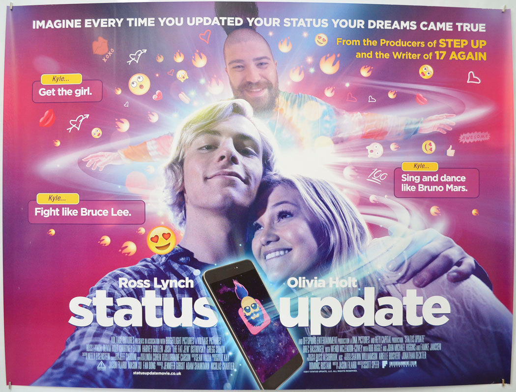 Status Update Original Quad Poster - Film Poster - Movie Poster
