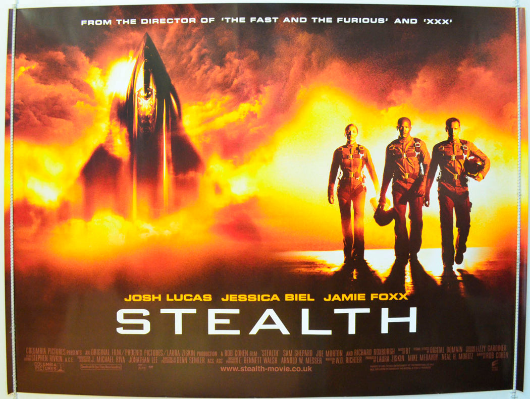 Stealth Original British Quad Poster - Film Poster - Movie Poster