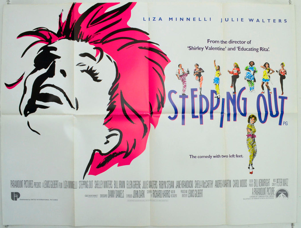 Stepping Out Original British Quad Poster - Film Poster - Movie Poster