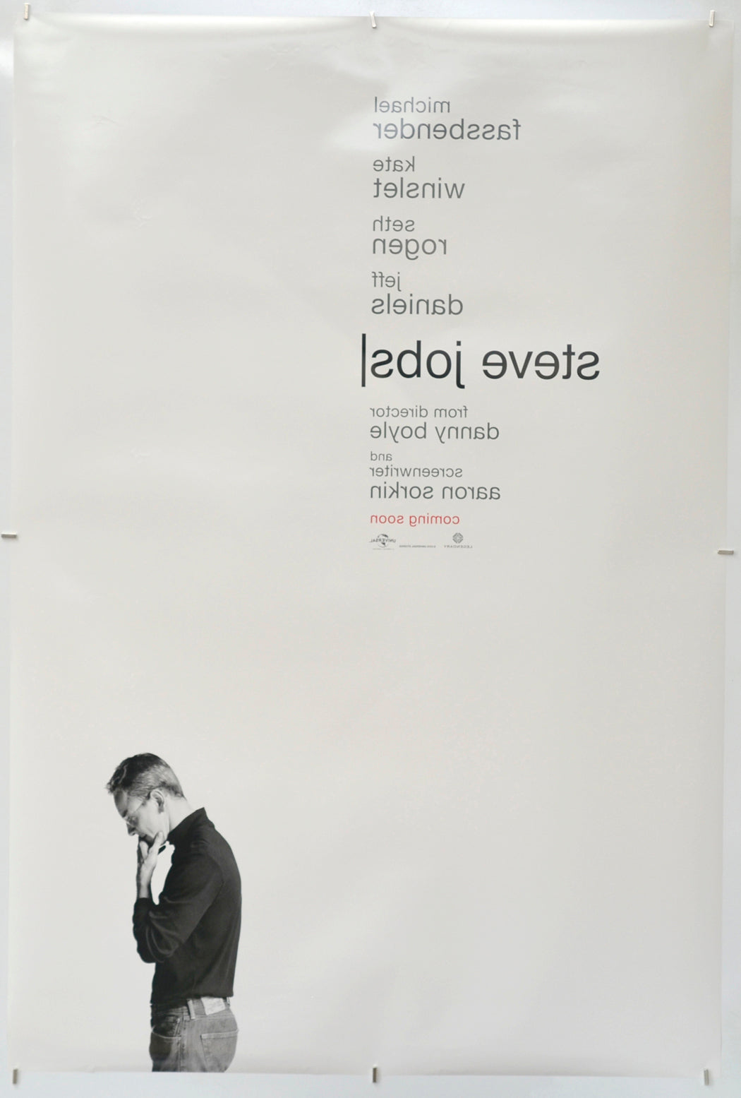 Steve Jobs (Back) Cinema One Sheet Movie Poster