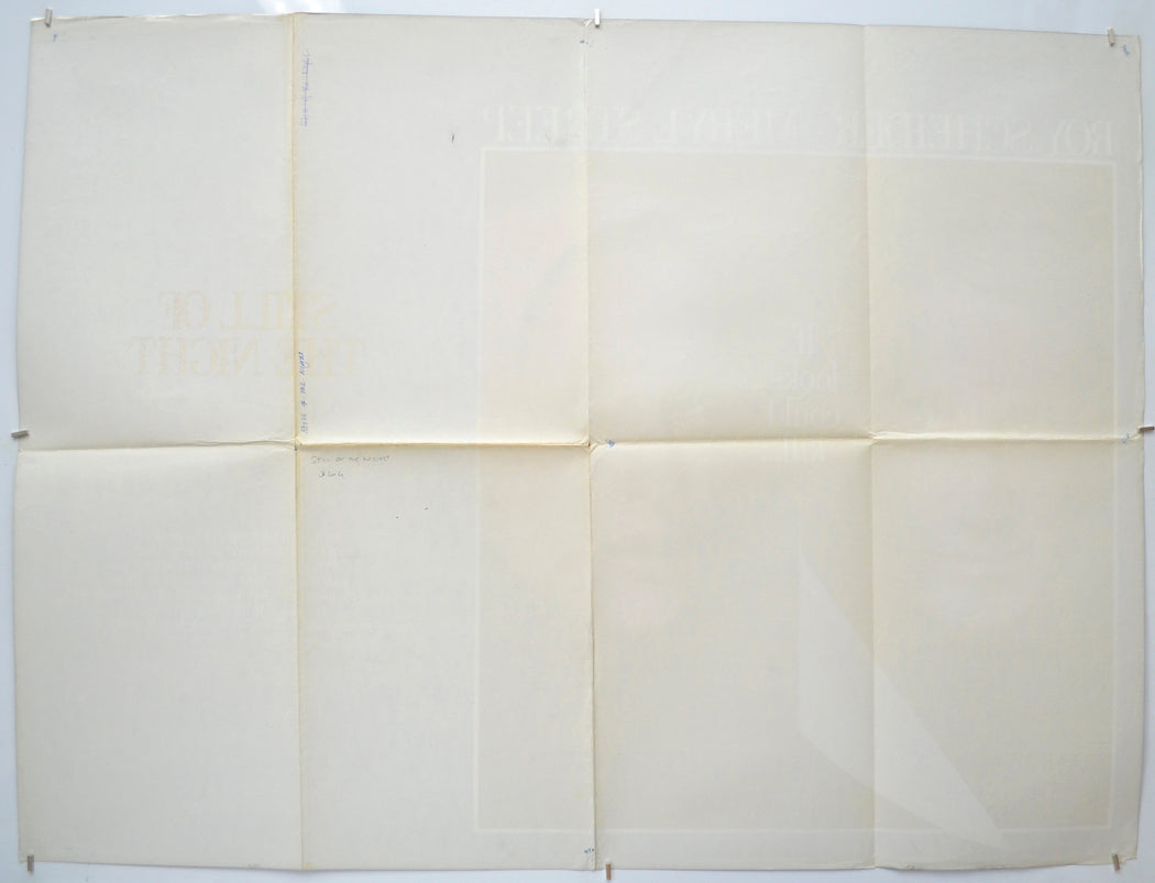 STILL OF THE NIGHT (Back) Cinema Quad Movie Poster