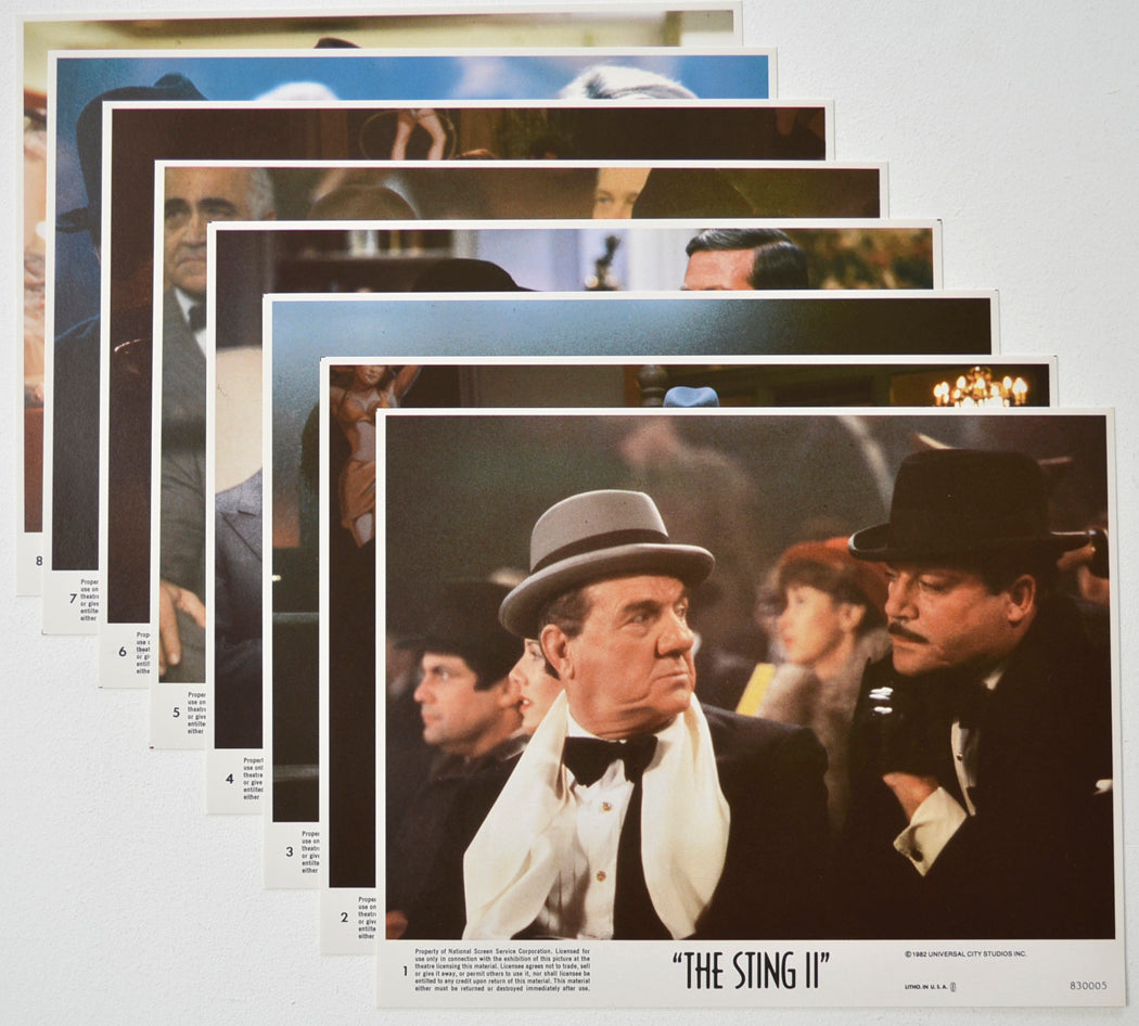 THE STING II (Full View) Cinema Set of Colour FOH Stills / Lobby Cards
