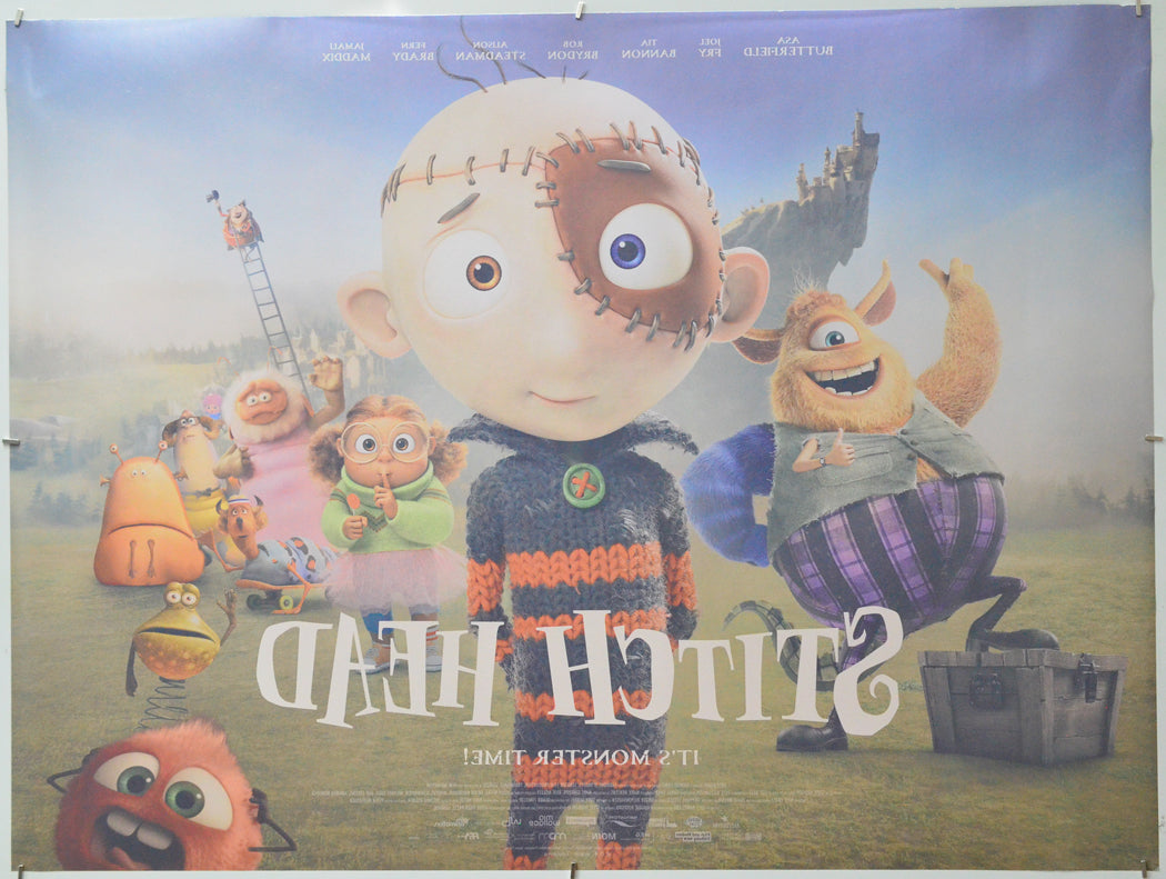 Stitch Head (Back) Cinema Quad Movie Poster