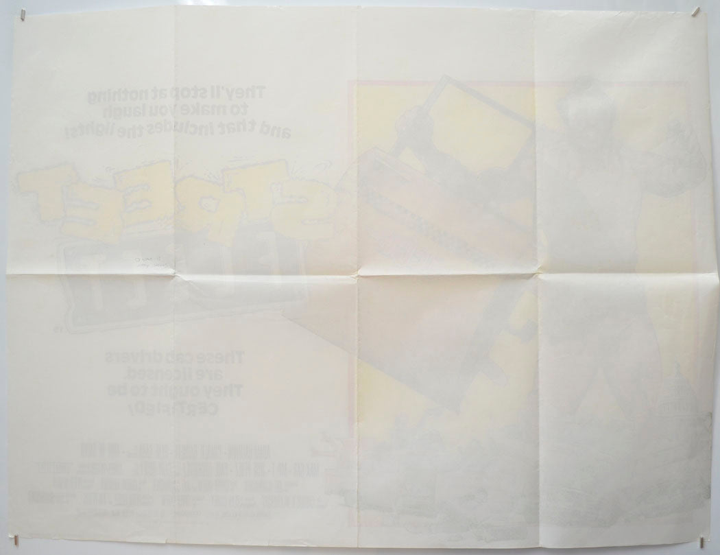 STREET FLEET (Back) Cinema Quad Movie Poster