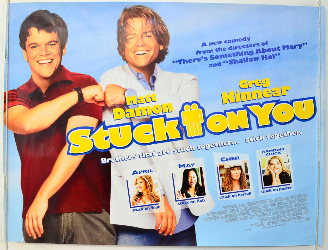 Stuck On You Original British Quad Poster - Film Poster - Movie Poster