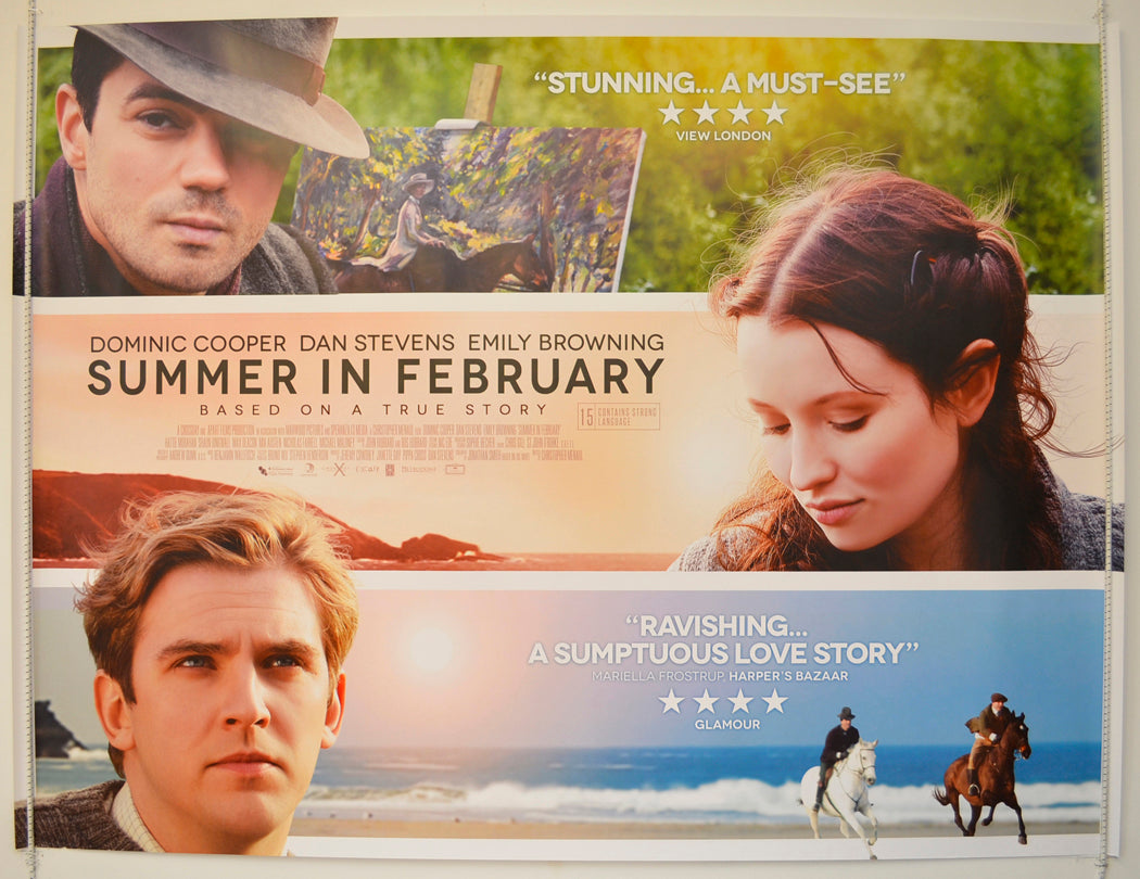 Summer In February Original British Quad Poster - Film Poster - Movie Poster