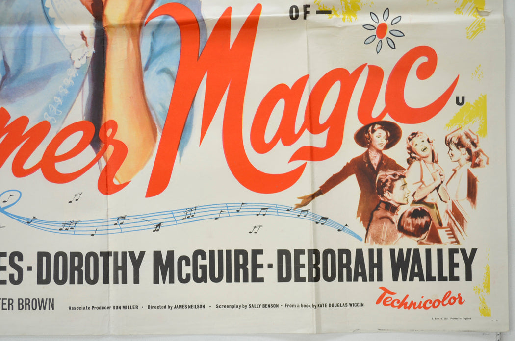 SUMMER MAGIC (Bottom Right) Cinema Quad Movie Poster