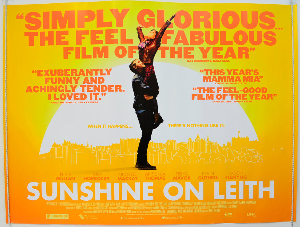 Sunshine On Leith Original Quad Poster - Film Poster - Movie Poster