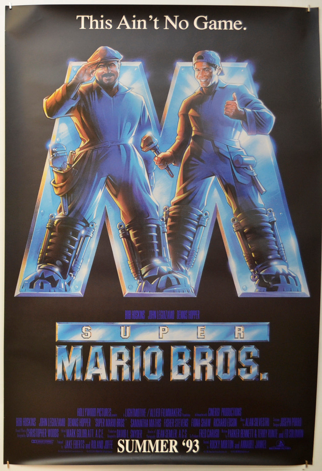 Super Mario Bros Original One Sheet Poster - Film Poster - Movie Poster