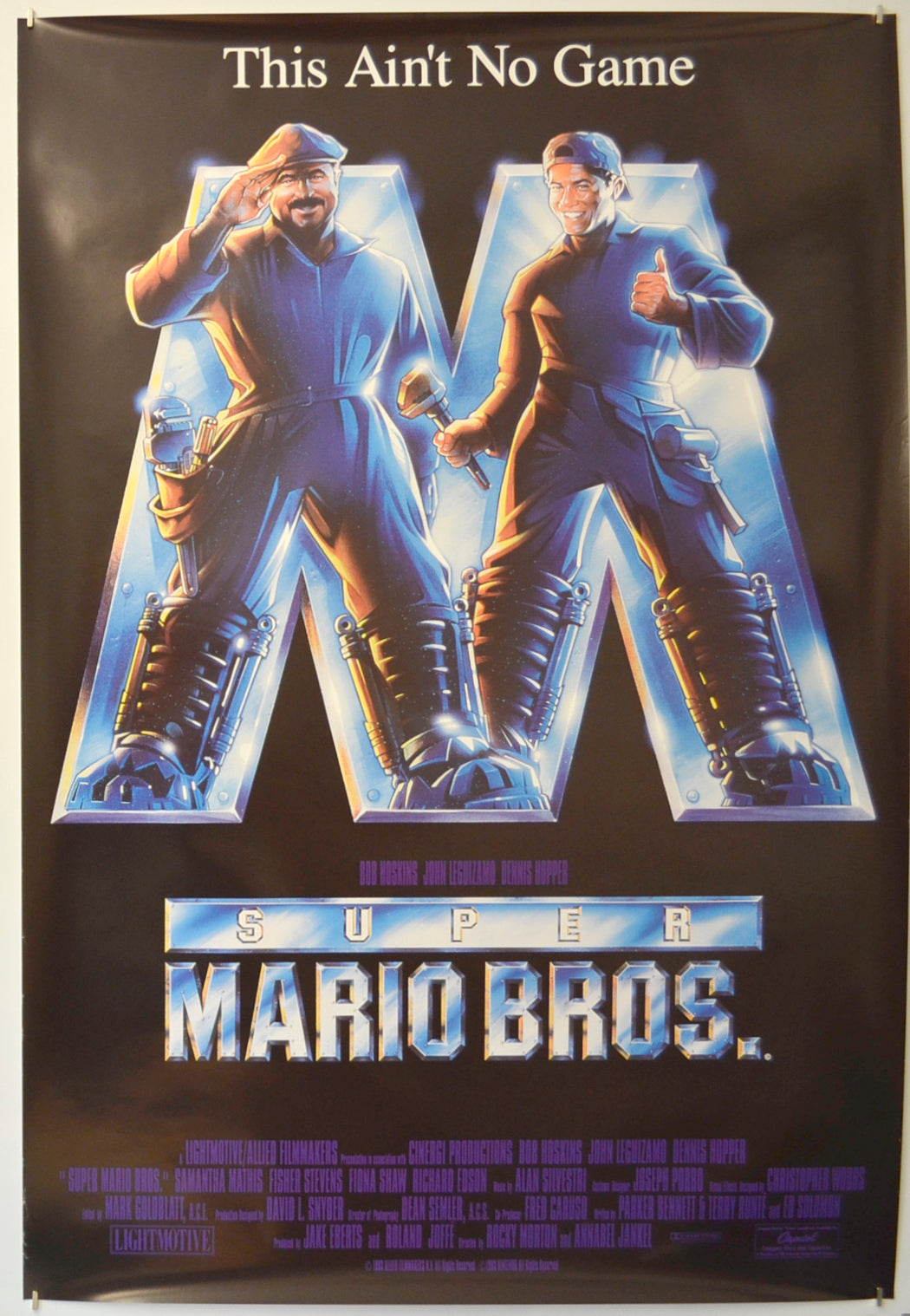 Super Mario Bros Original One Sheet Poster - Film Poster - Movie Poster