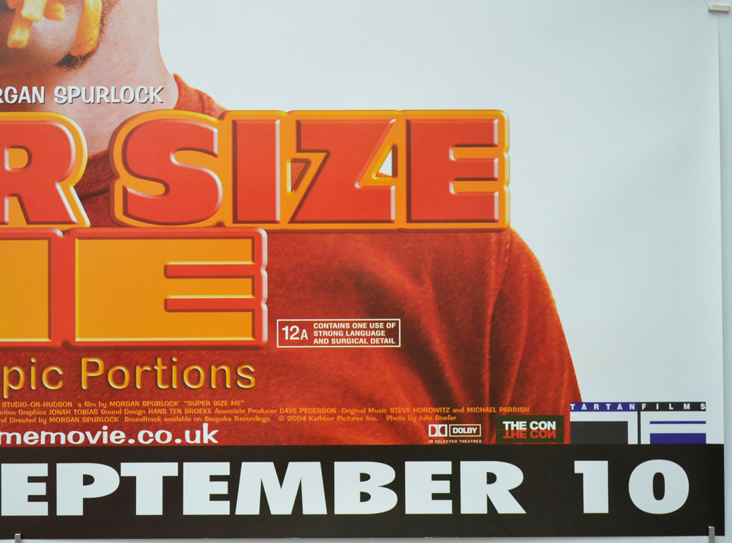 SUPER SIZE ME (Bottom Right) Cinema Quad Movie Poster