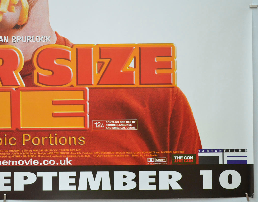 SUPER SIZE ME (Bottom Right) Cinema Quad Movie Poster