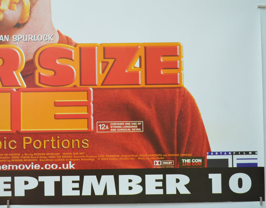 SUPER SIZE ME (Bottom Right) Cinema Quad Movie Poster