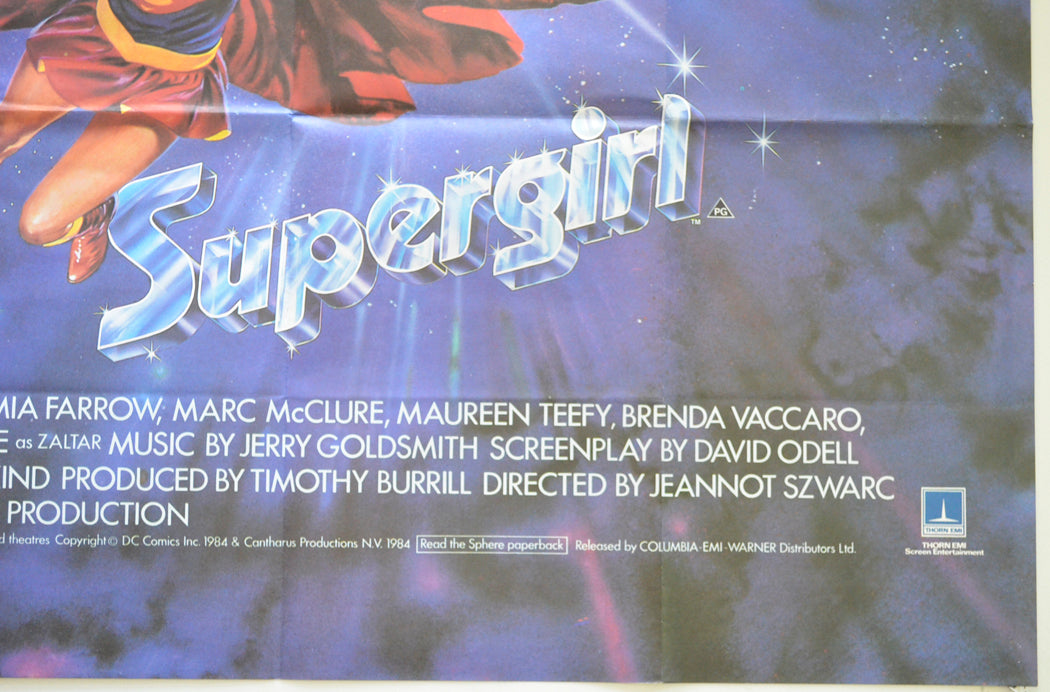 SUPERGIRL (Bottom Right) Cinema Quad Movie Poster