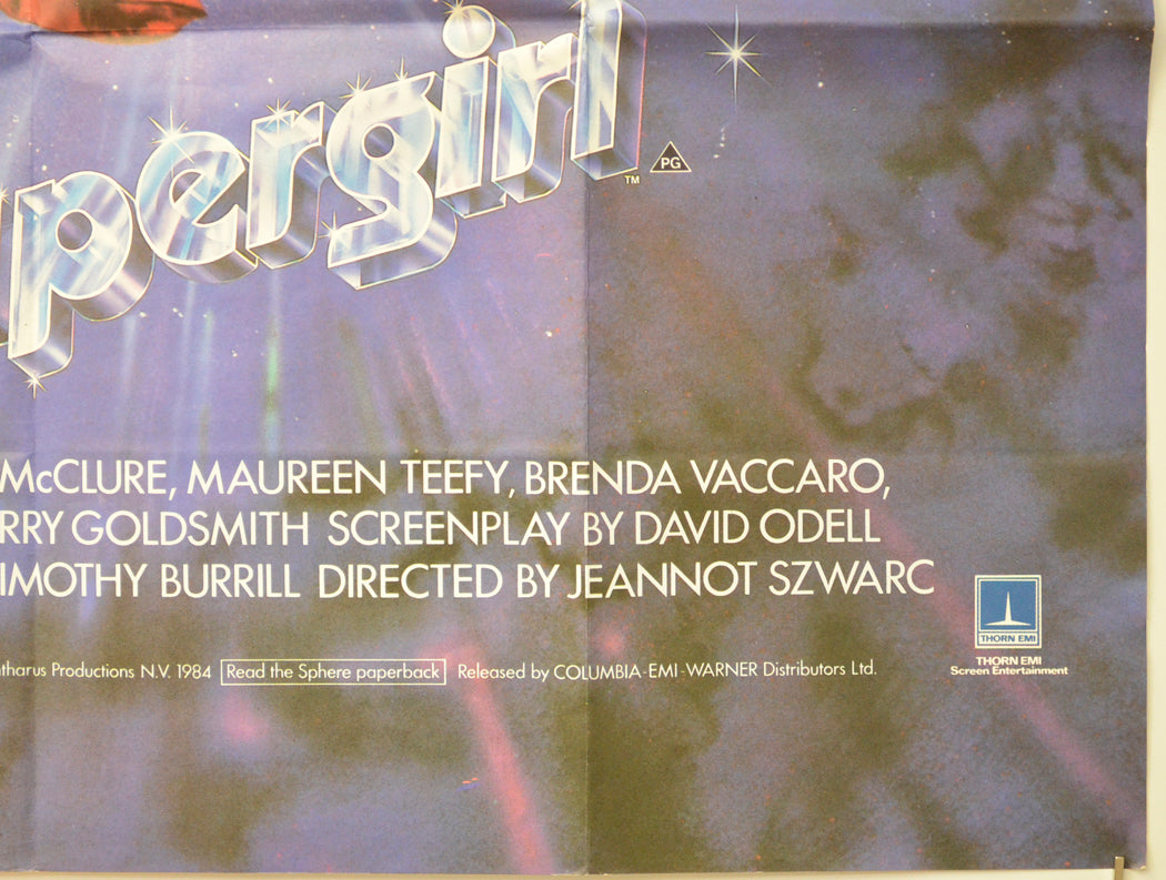 SUPERGIRL (Bottom Right) Cinema Quad Movie Poster