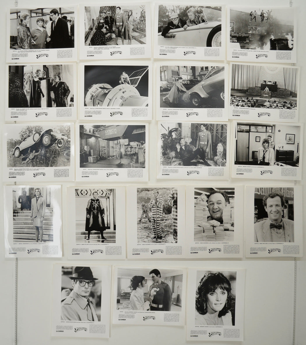 Superman IV : The Quest For Peace 20 Original Black And White Press Stills