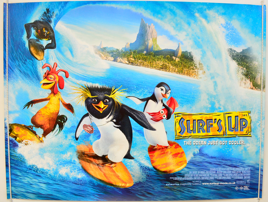 Surf's Up Original Quad Poster - Film Poster - Movie Poster