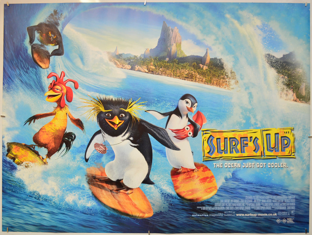 Surf's Up Original Quad Poster - Film Poster - Movie Poster