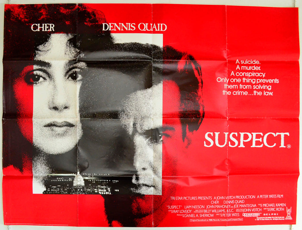 Suspect Original British Quad Poster - Film Poster - Movie Poster