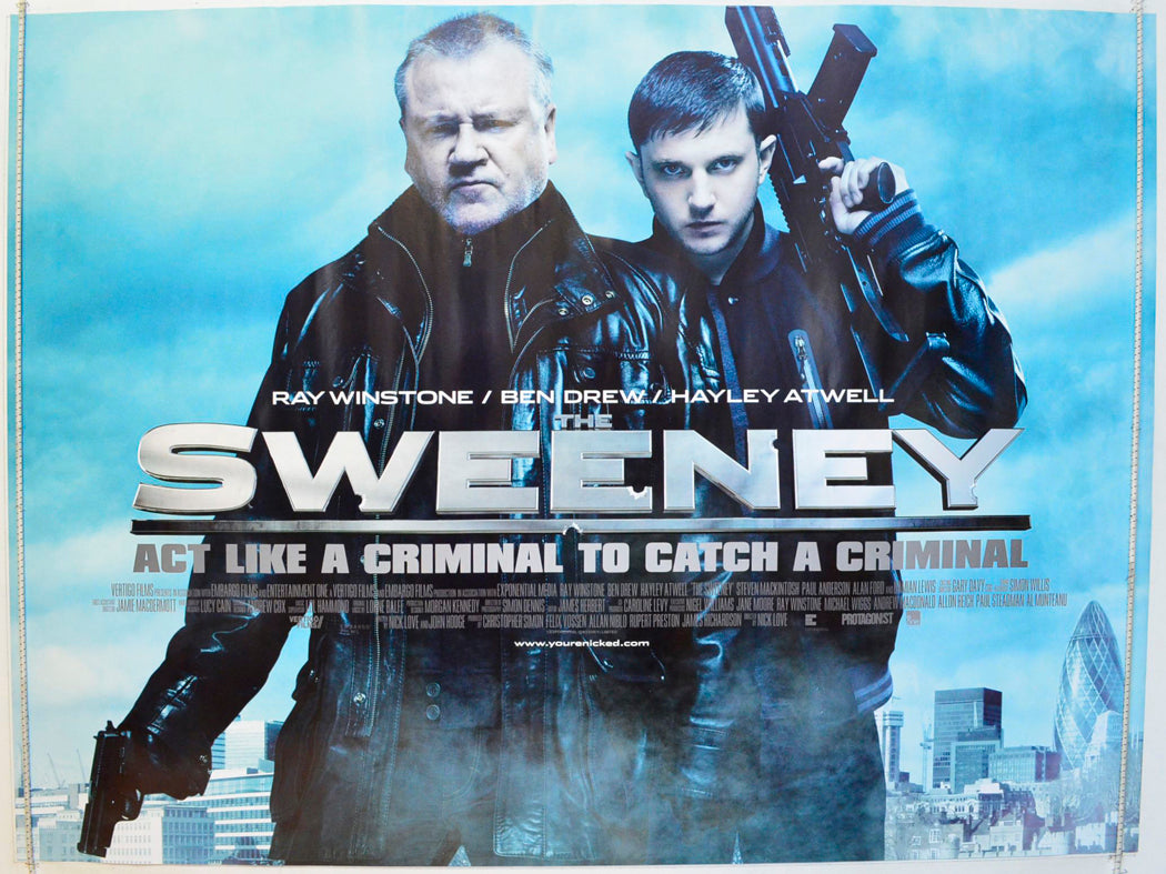 The Sweeny Original British Quad Poster - Film Poster - Movie Poster