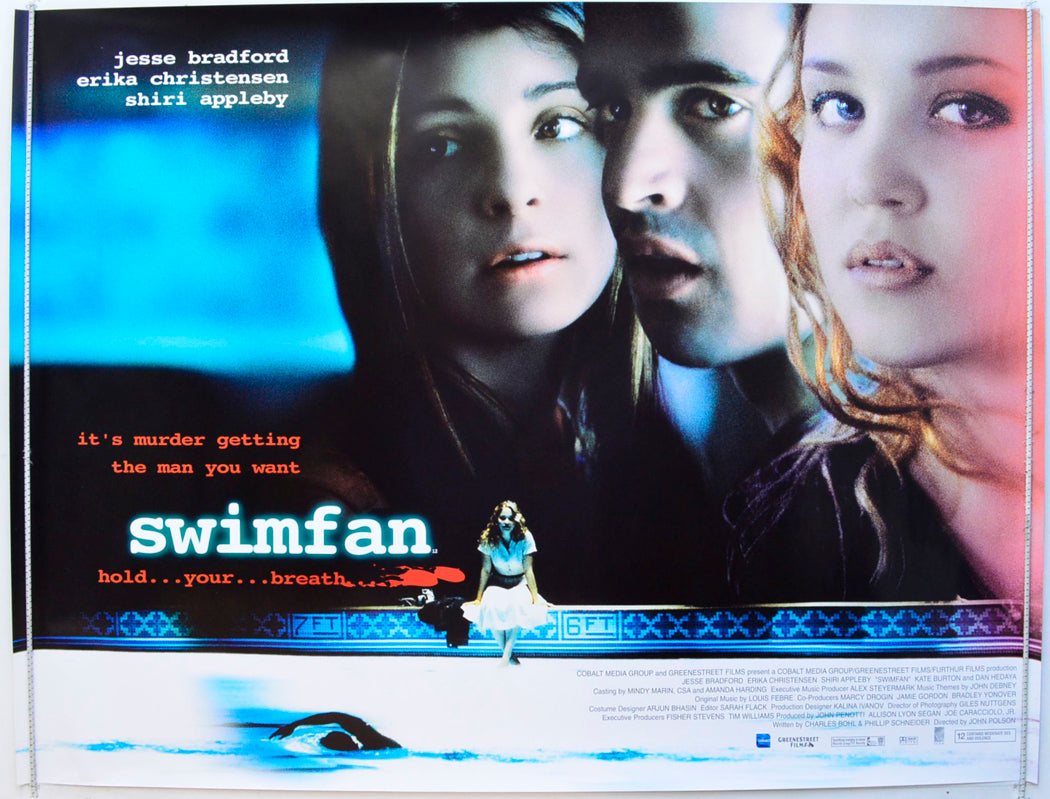 Swimfan Original British Quad Poster - Film Poster - Movie Poster