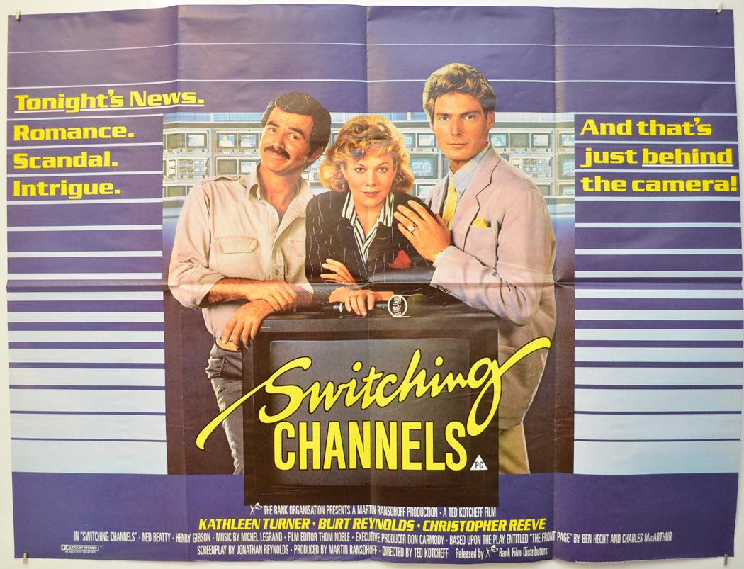 Switching Channels Original Quad Poster - Film Poster - Movie Poster
