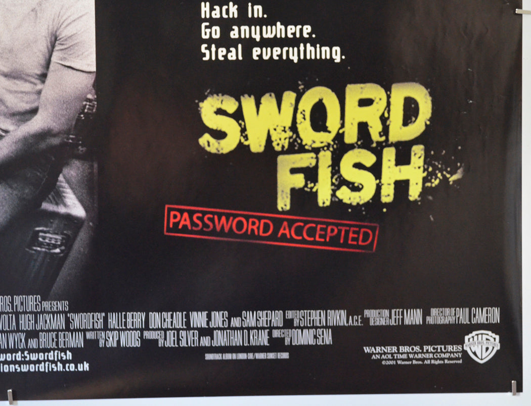 SWORDFISH (Bottom Right) Cinema Quad Movie Poster