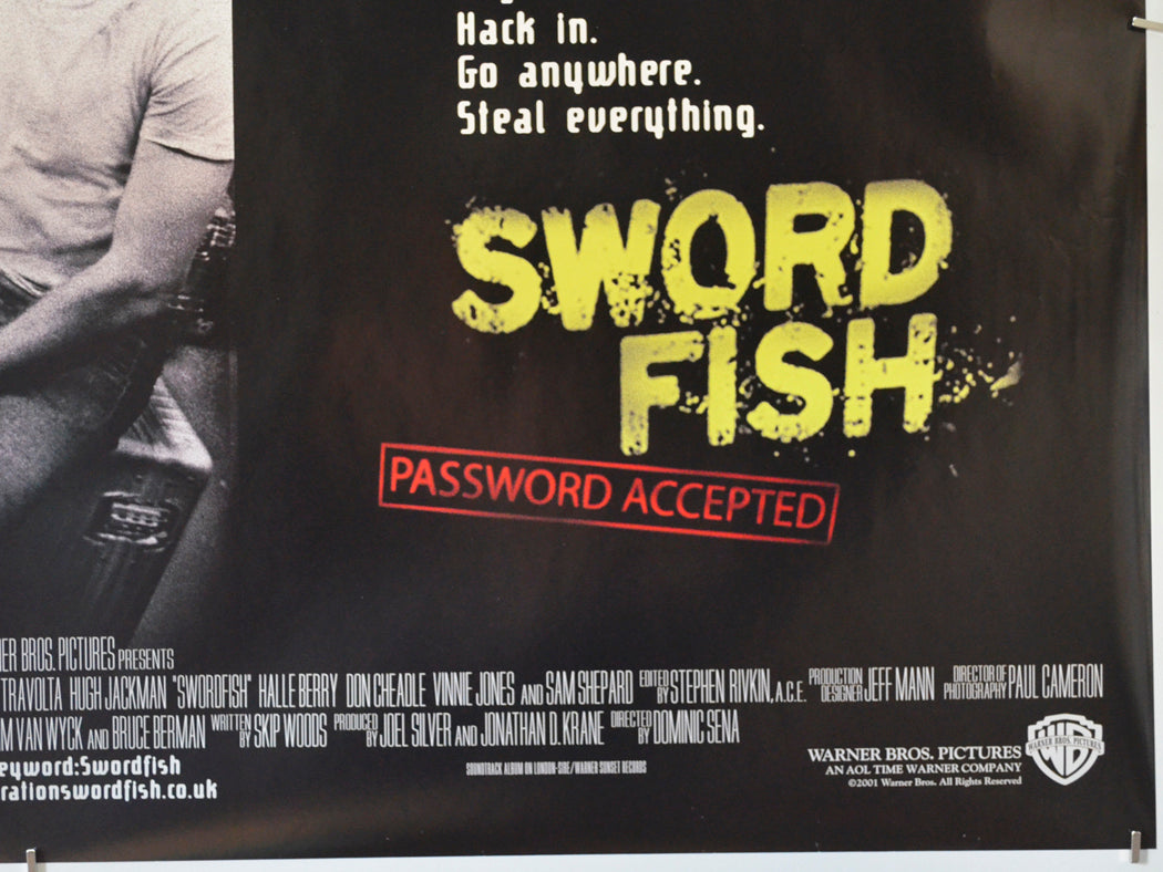 SWORDFISH (Bottom Right) Cinema Quad Movie Poster