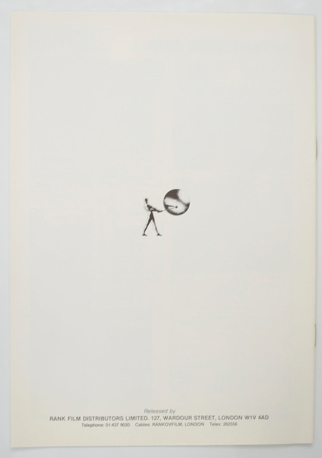 TABLE FOR FIVE Cinema Exhibitors Campaign Pressbook - BACK