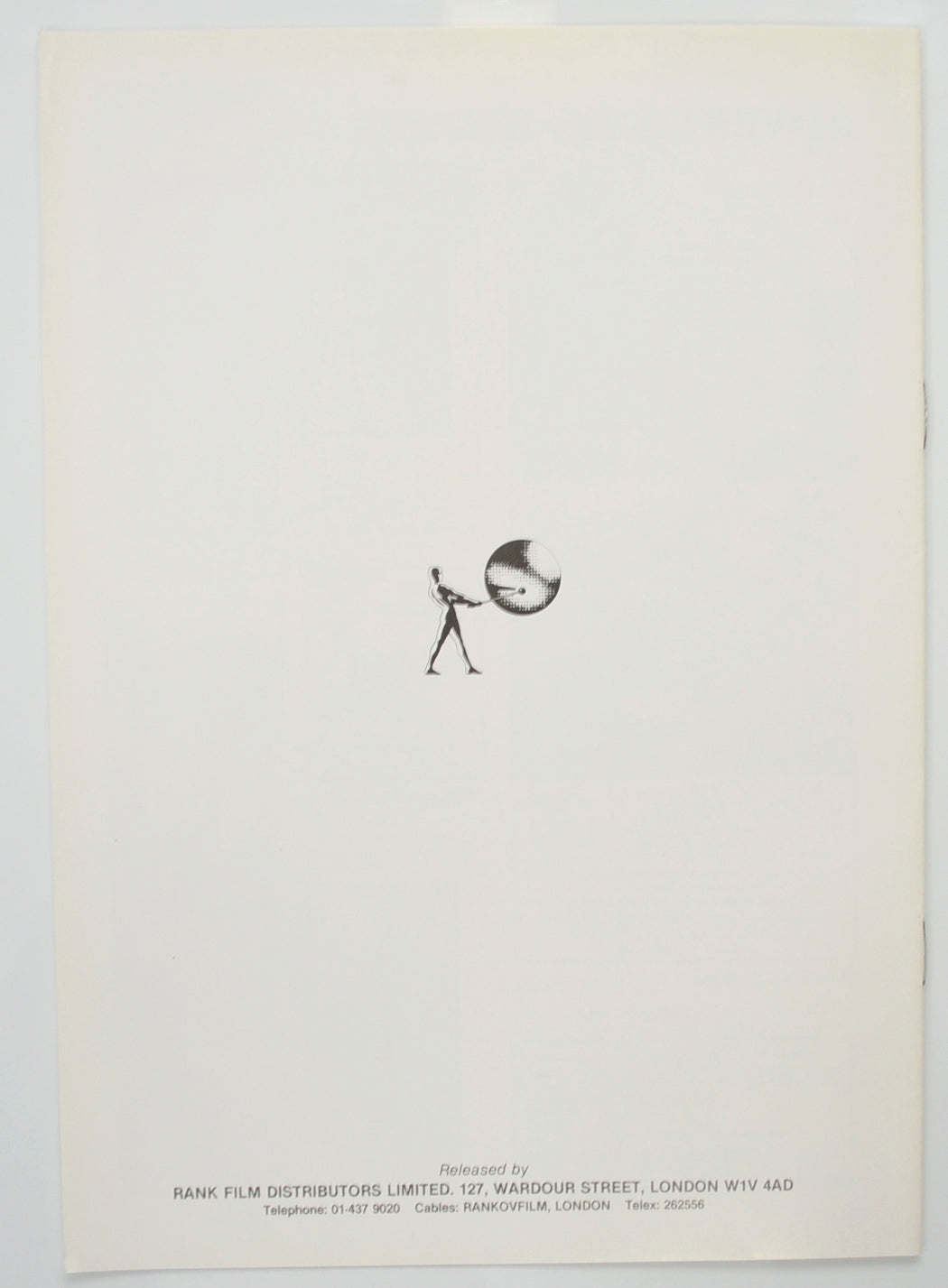 TABLE FOR FIVE Cinema Exhibitors Campaign Pressbook - BACK