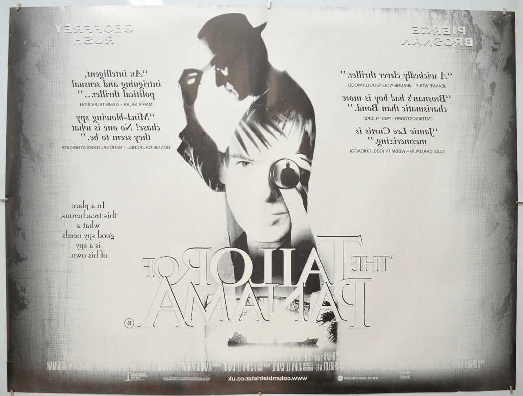 THE TAILOR OF PANAMA (Back) Cinema Quad Movie Poster