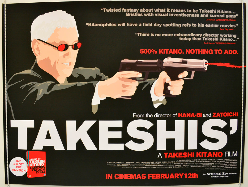 Takeshis' Original Quad Poster - Film Poster - Movie Poster