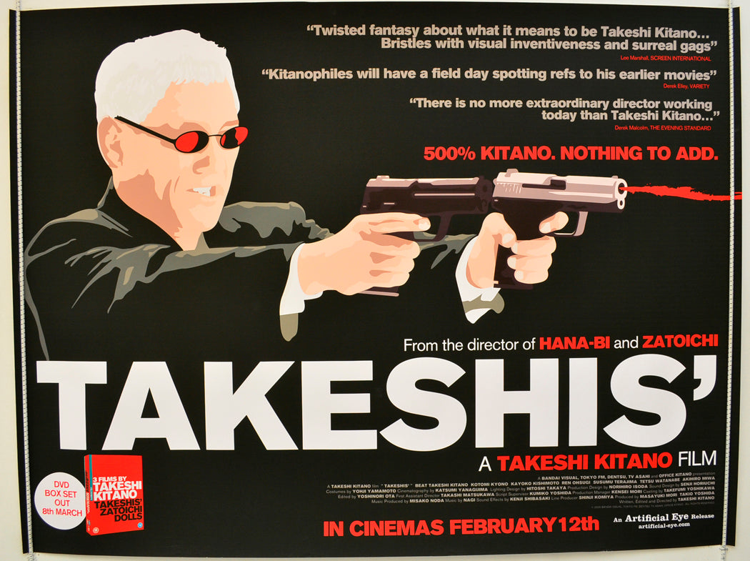 Takeshis' Original Quad Poster - Film Poster - Movie Poster
