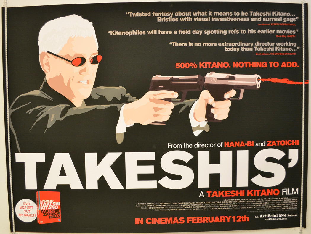 Takeshis' Original Quad Poster - Film Poster - Movie Poster